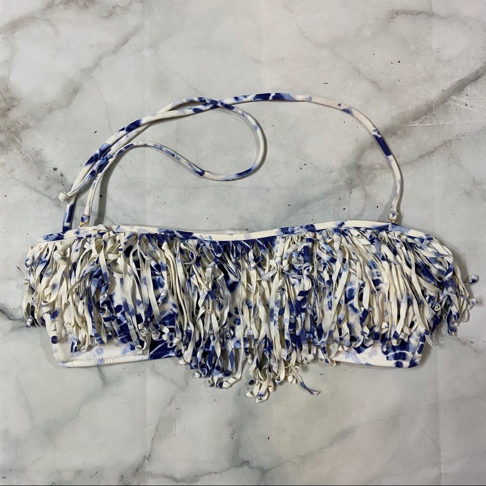 Victoria’s Secret Tye Dye Fringe Convertible Swim - Picture 1 of 7